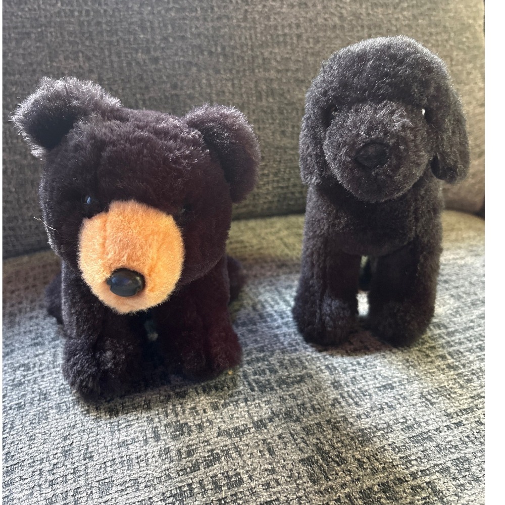 Douglas Cuddle Toys Black Bear Plush Stuffed Animal 8" So Soft Forest Cub Pup